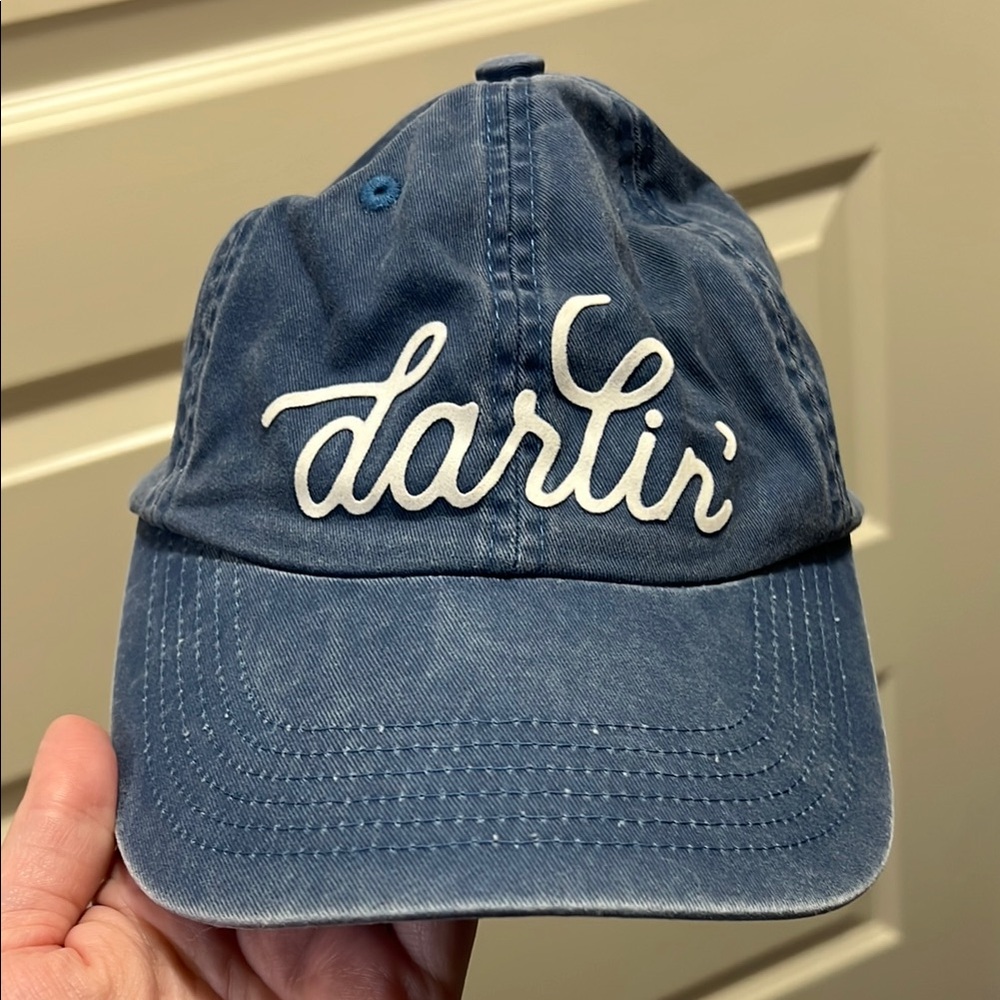 “Darlin'” Denim cap by Frankie Jean